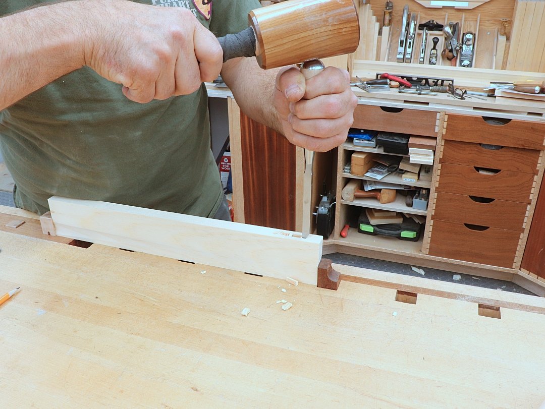 Using an IBC Mortise chisel